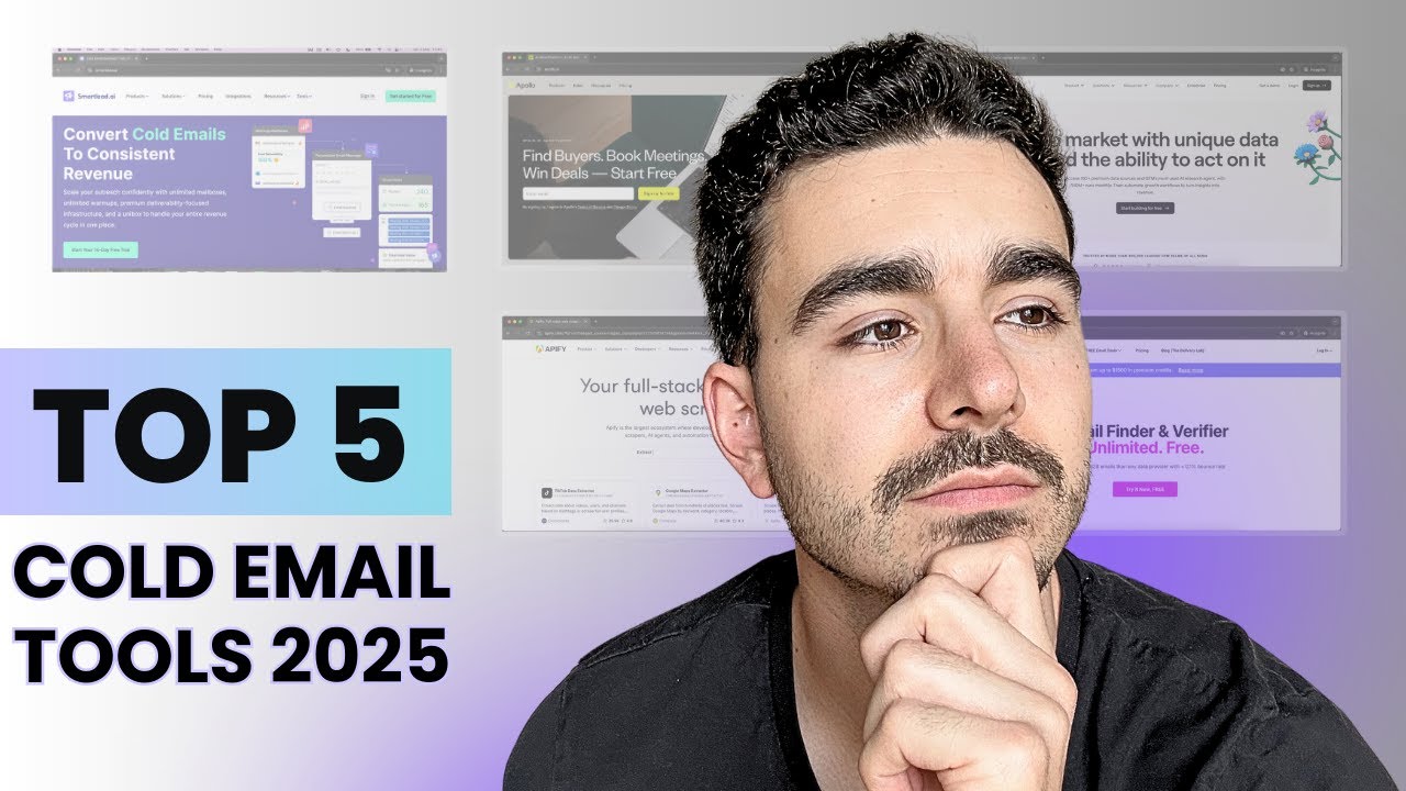 Top Cold Email Tools for 2025 — Clay.com, Apollo.io, Smartlead & more