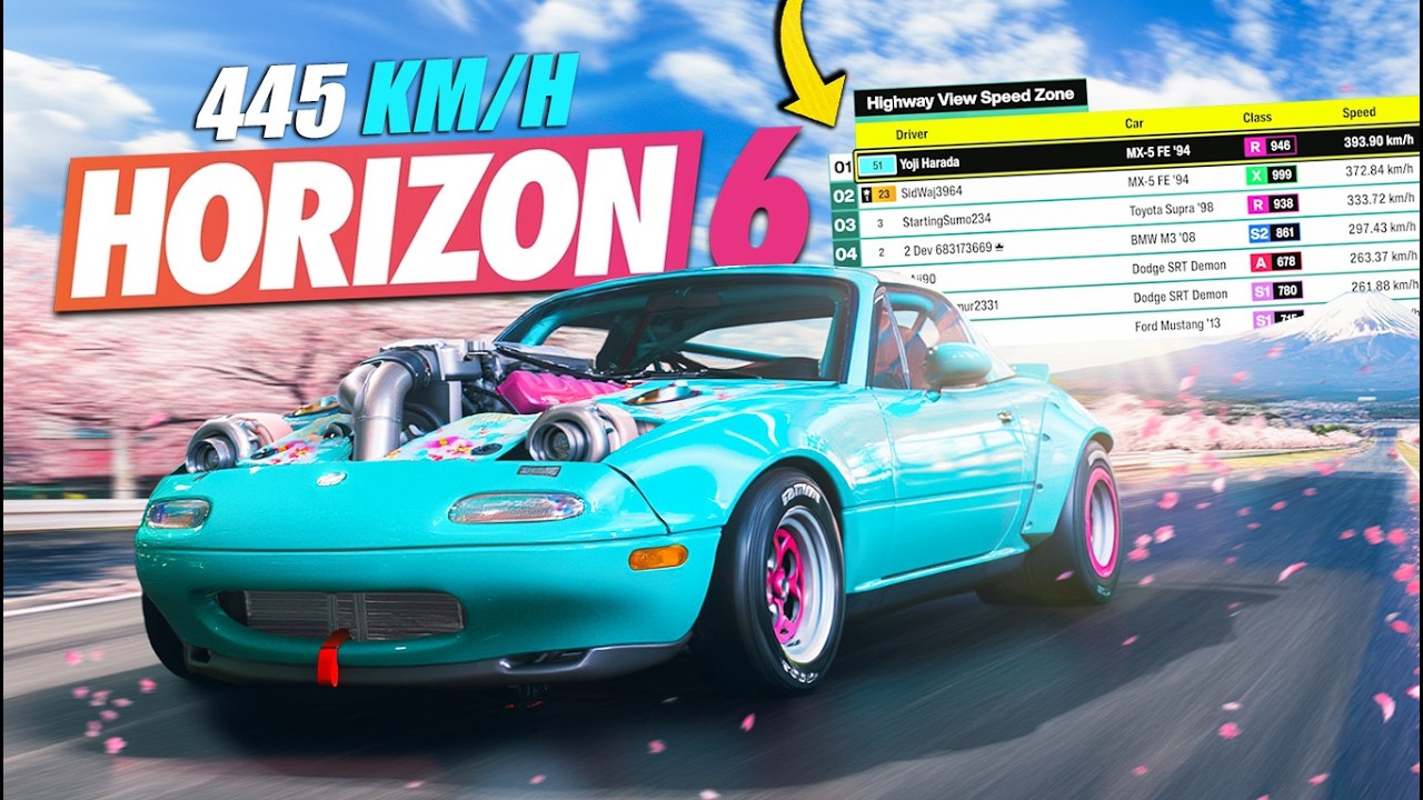 POBIJAMY REKORDY NAJBARDZIEJ CHORĄ MX5 W FORZIE!