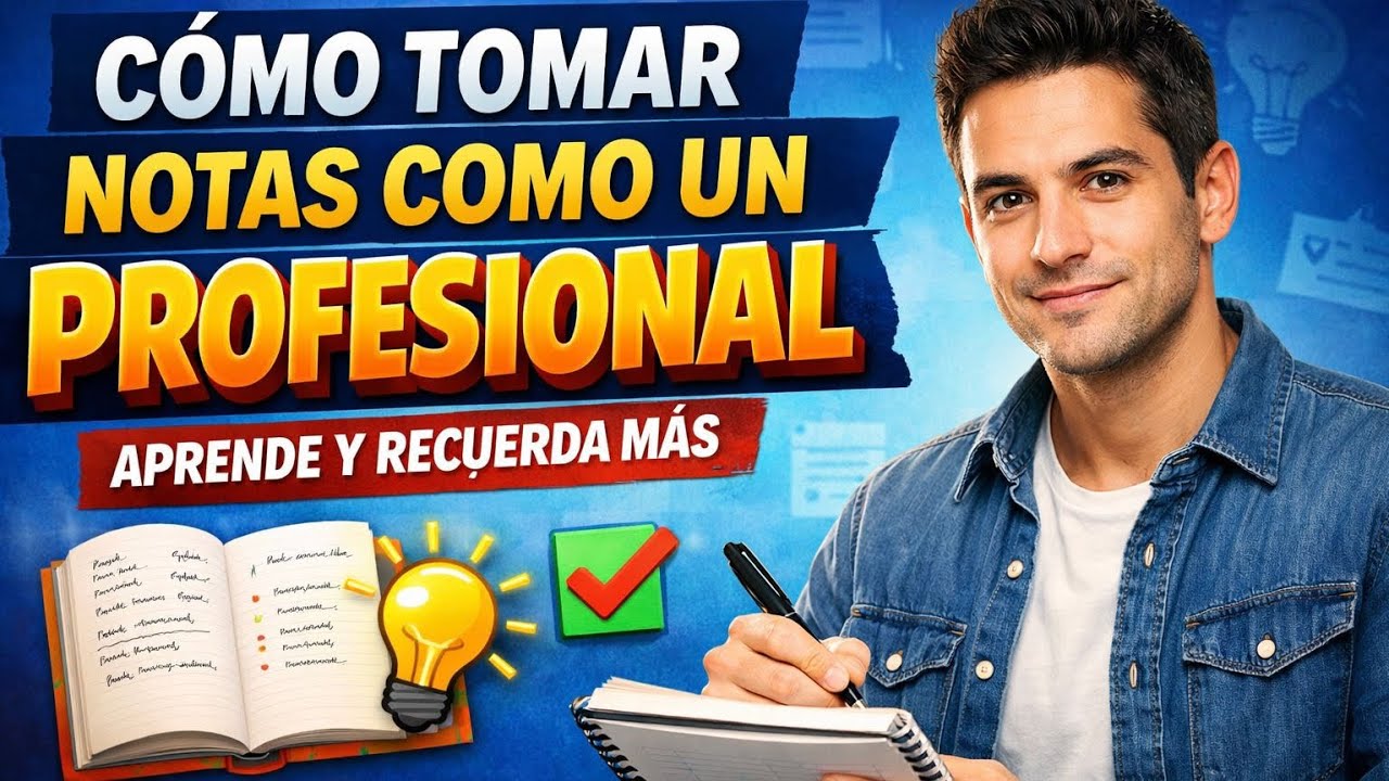 Cómo Tomar Notas Como un Profesional | Técnicas para Aprender Más Rápido y Recordar Todo