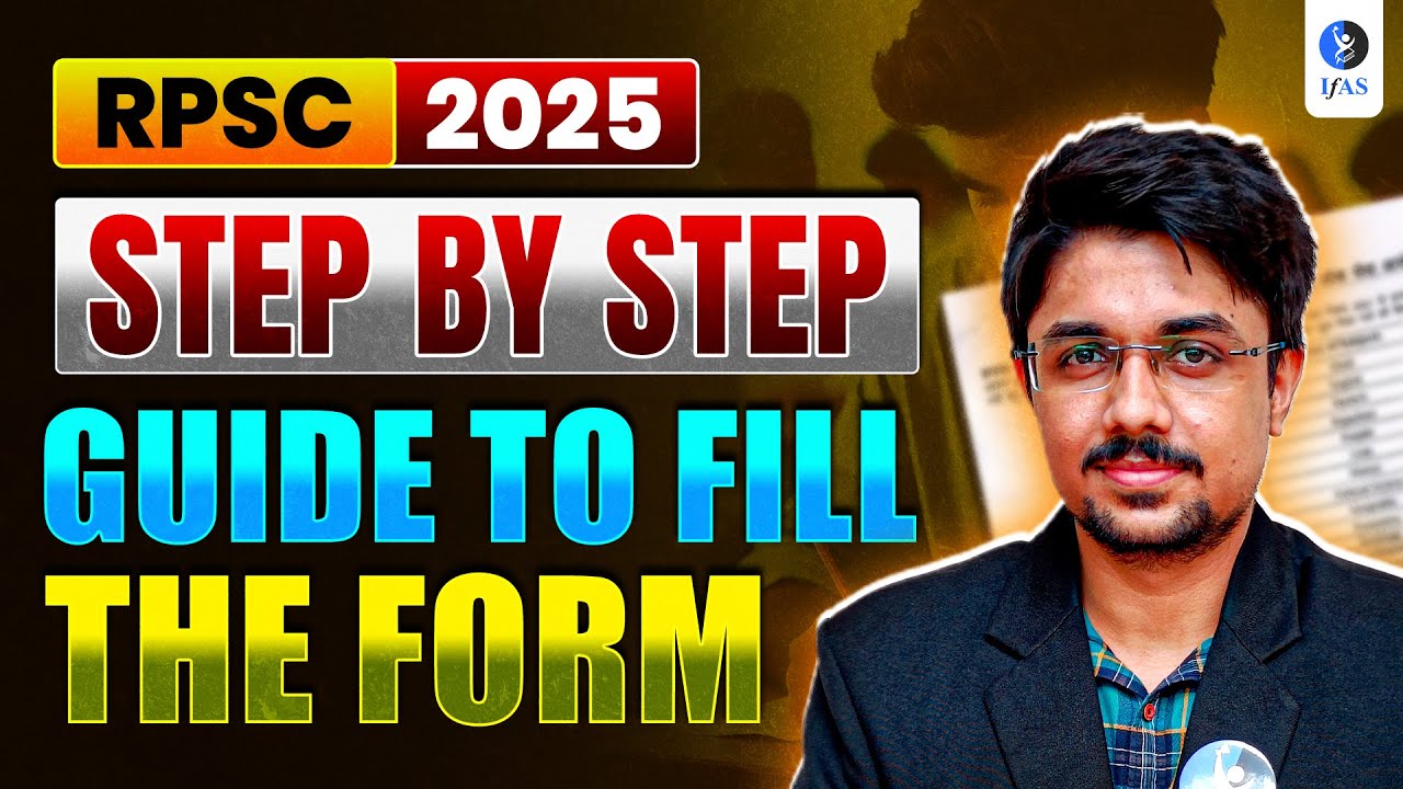 How to Fill RPSC Assistant Professor Form 2025 - Step by Step Guide!