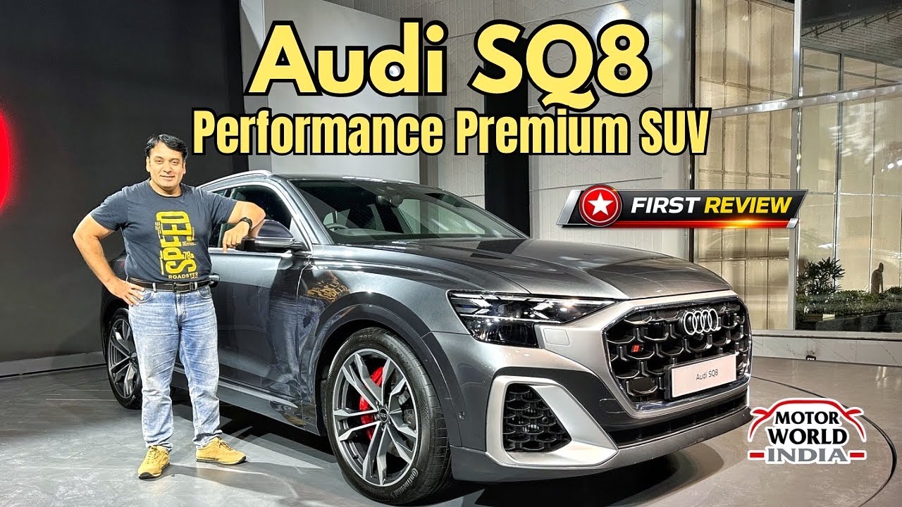 Audi SQ8 First Look Review 🔥 500HP V8 Beast Launched in India | ₹1.77 Cr Luxury SUV