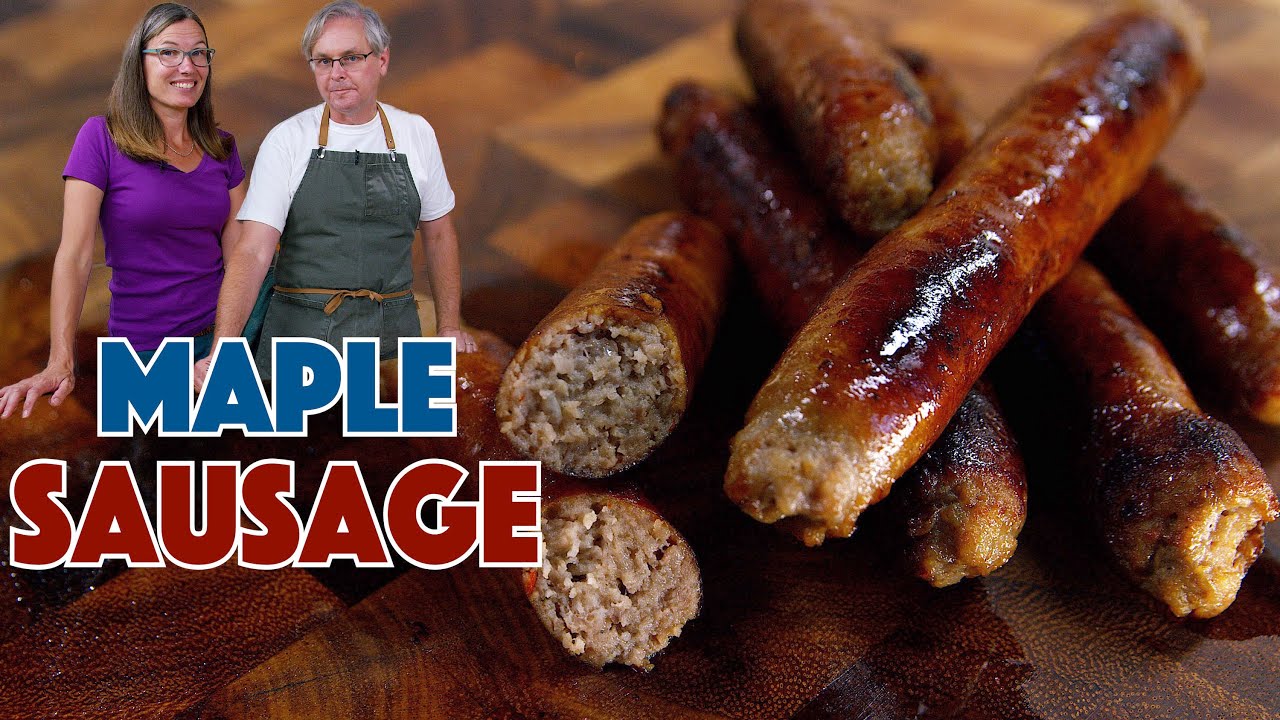 Homemade Maple Apple Pork Breakfast Sausages Recipe