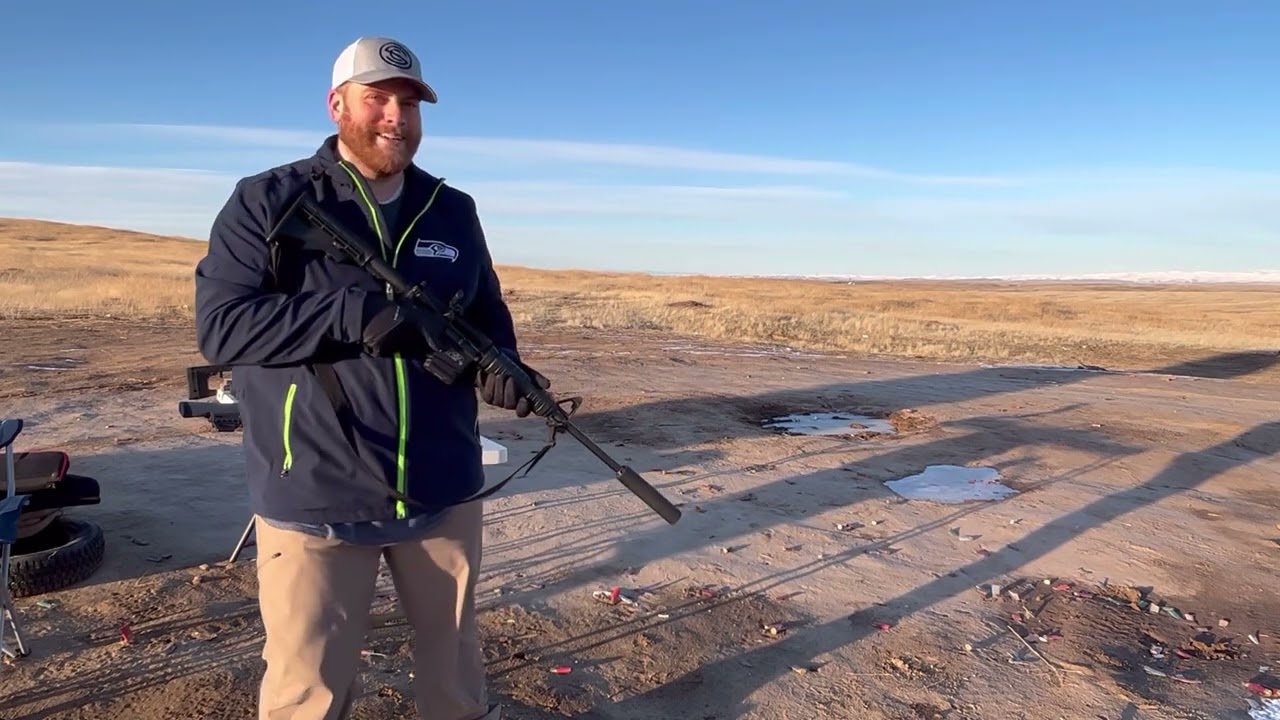 First Test and Review of the Banish 223 Suppressor by @SilencerCentral (wearing @SilencerCo swag 😬)