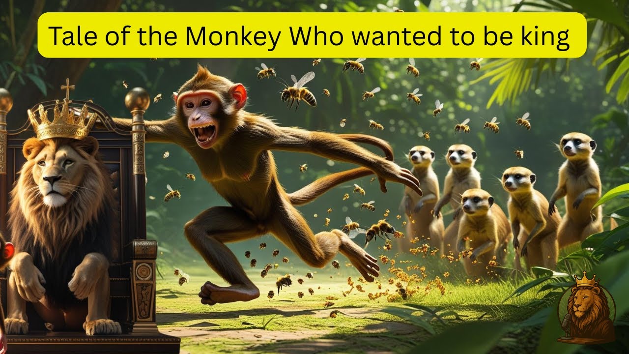 Lion vs Monkey: The Funniest Jungle Takeover Ever! 😂 | Funny Stories from the Jungle