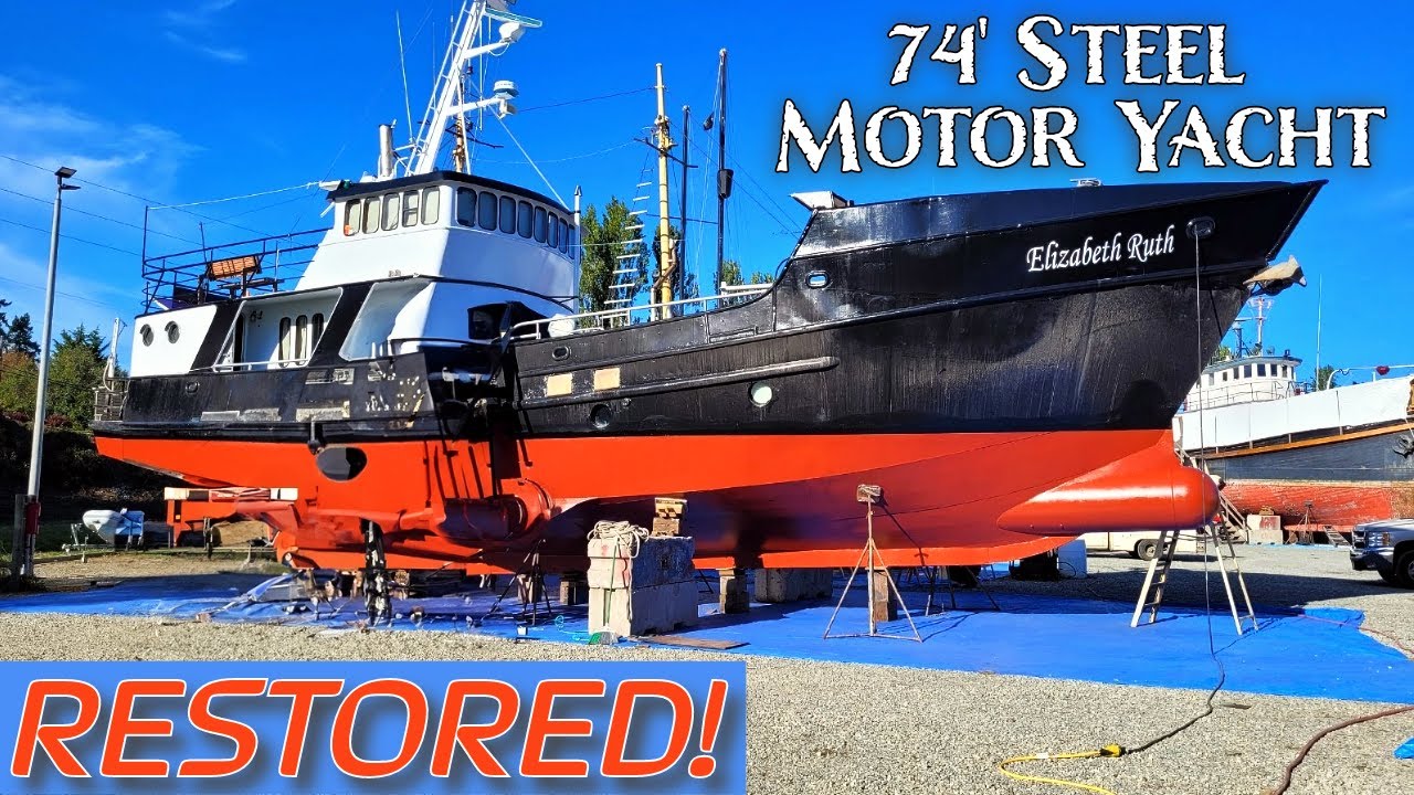Elizabeth Ruth Boat Restoration | Before And After!