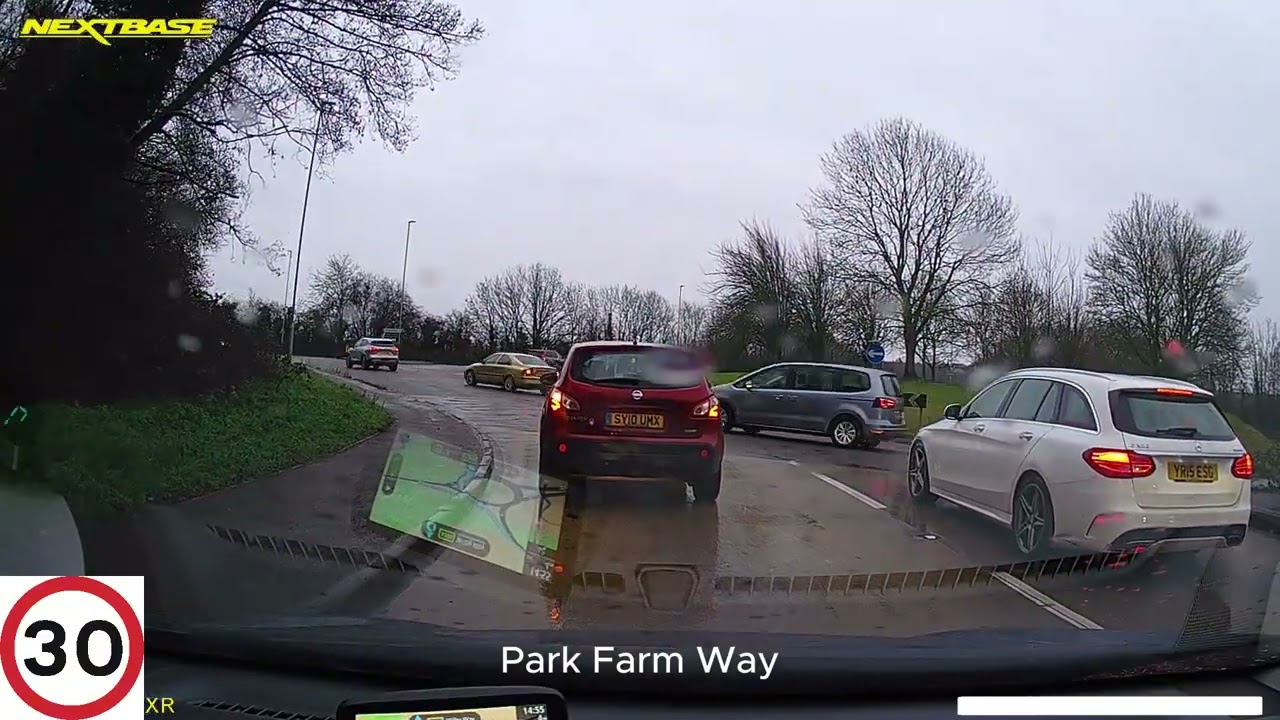 Wellingborough Driving Test Route 2026 - A45, Earls Barton, Wilby