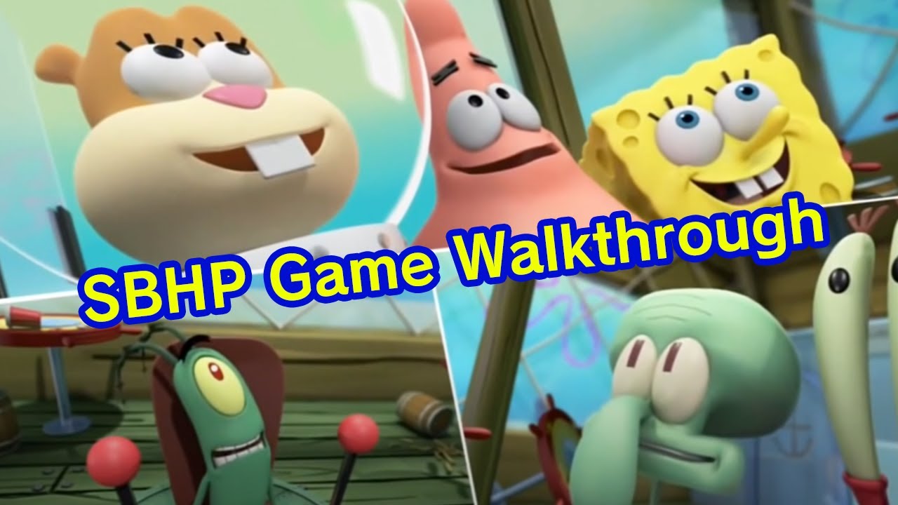 SpongeBob HeroPants All Cutscenes Movie UNLOCKED【Full HD】