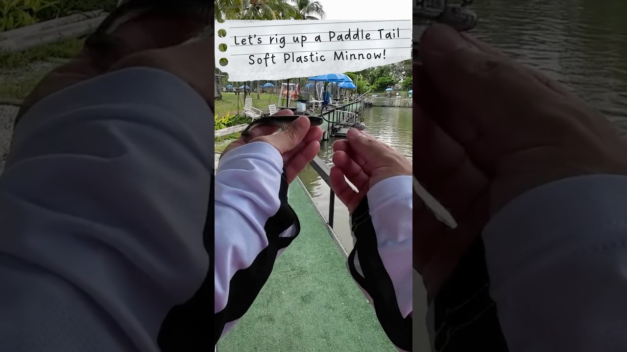 Learn To Rig Up A Soft Plastic Minnow! 