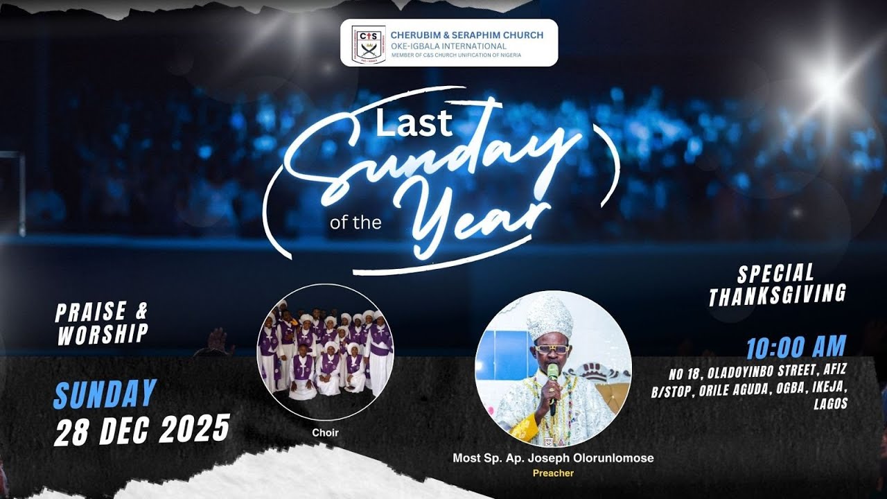Sunday Service {28 - 12 - 2025}