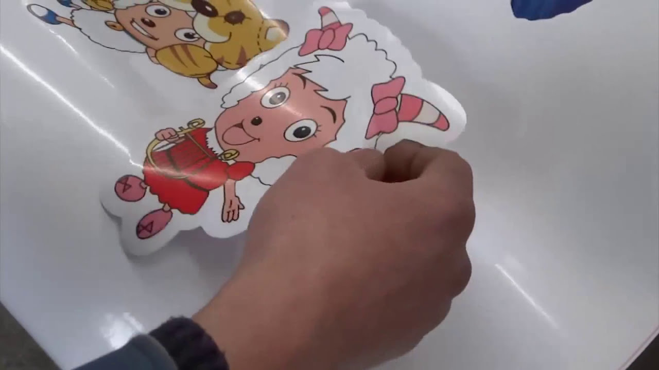 cutter plotter _ cutting paper _ pre-printed stickers + letters & shapes بلوتر مع سنسور