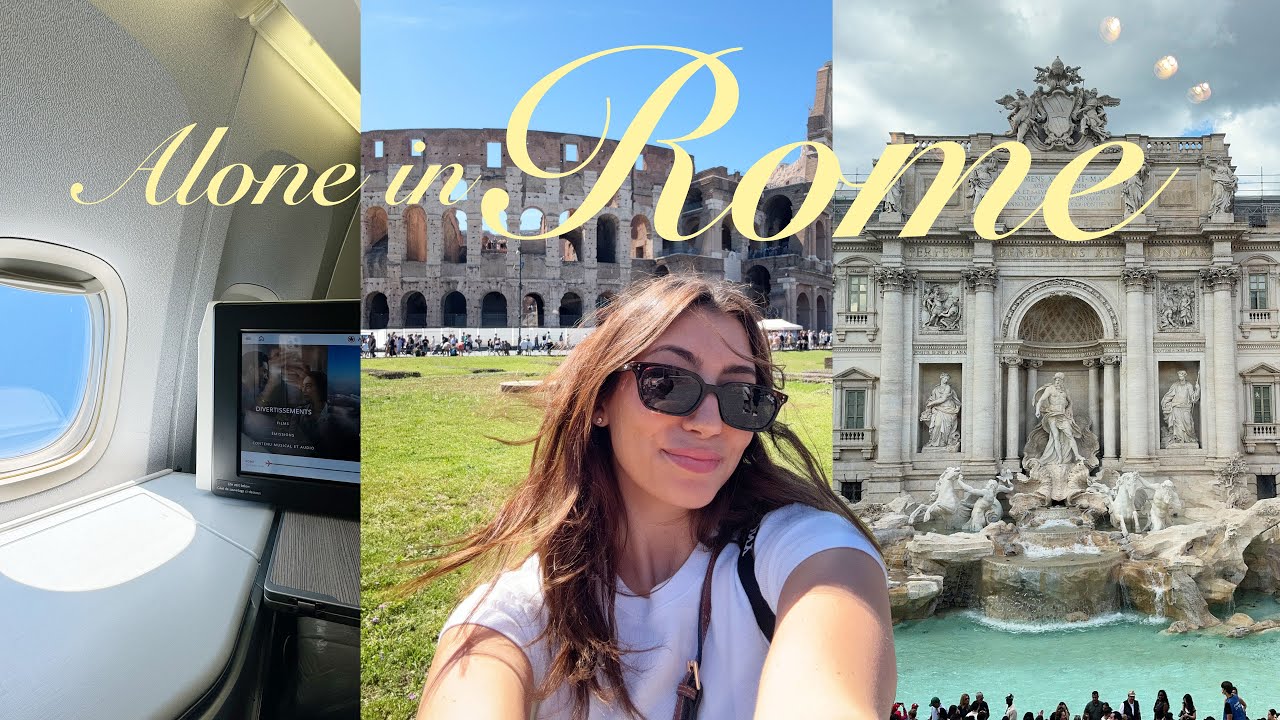 Alone in Rome&hellip; (and a first class travel day!) ✈️