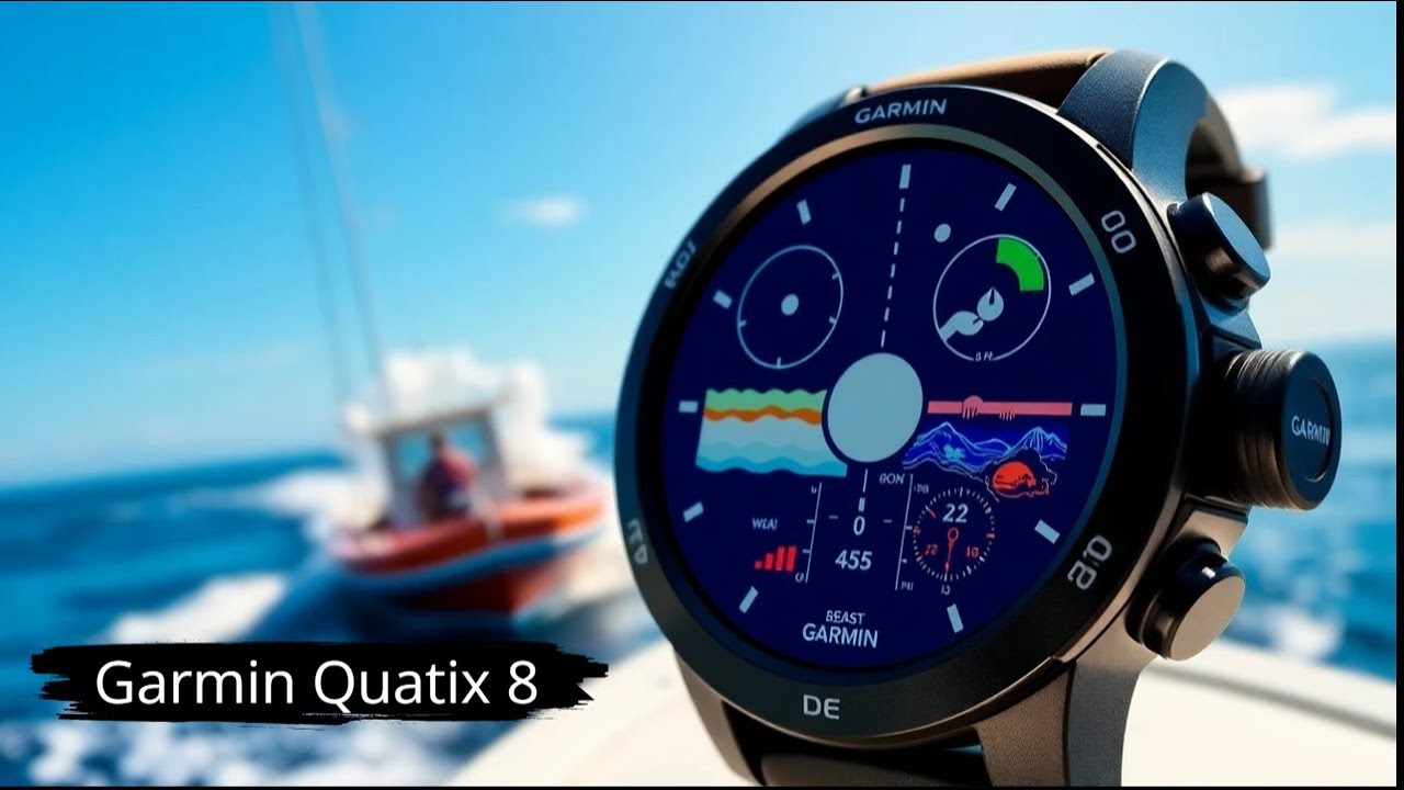 Умные часы Garmin Quatix 8 Nautical для владельцев лодок