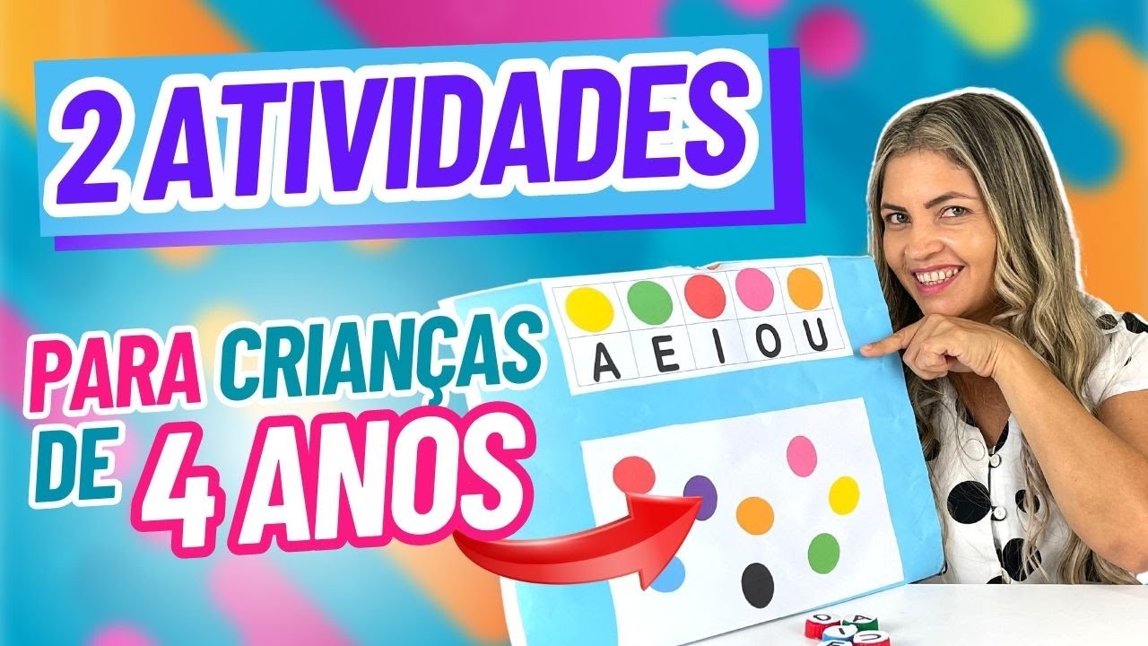 2 Atividade para Educação Infantil | Perfeita para Criança de 4 Anos
