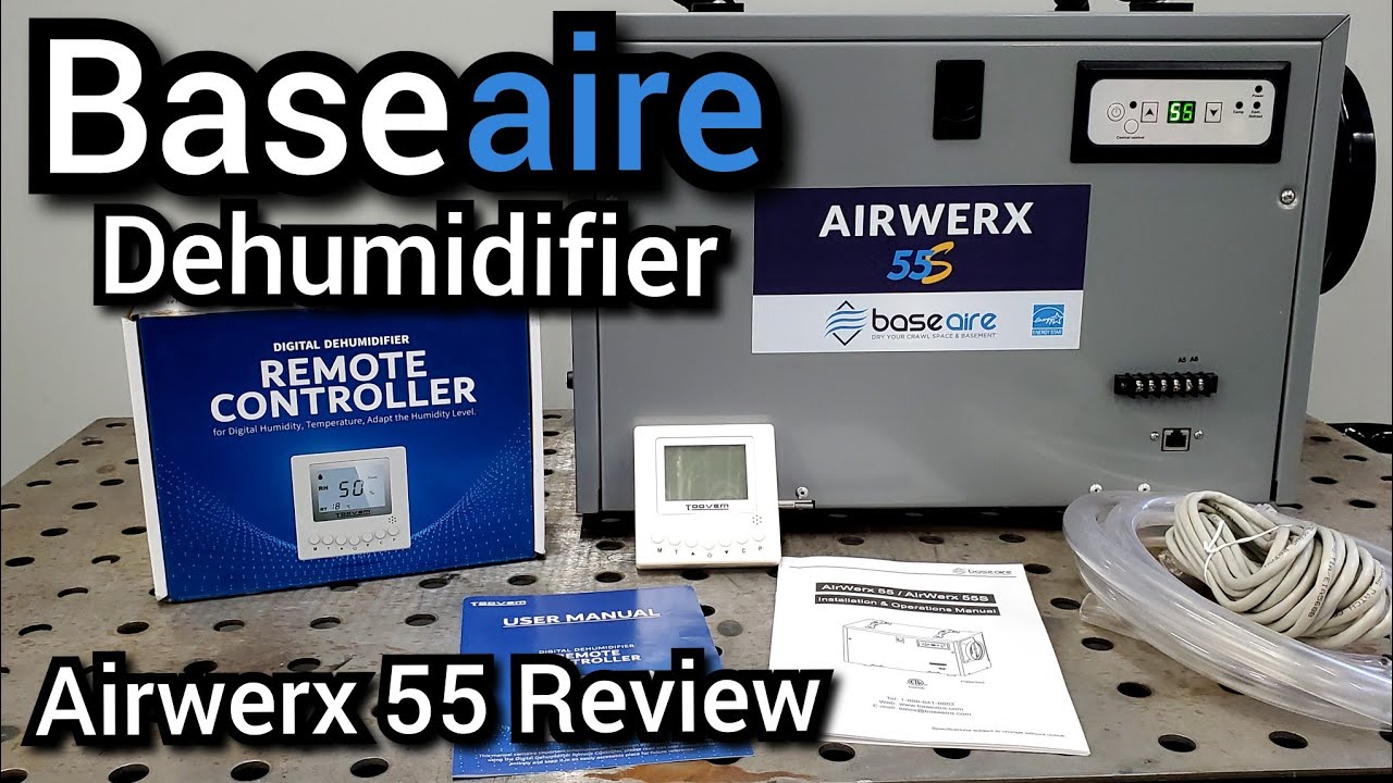 What dehumidifier should I buy?  Check out this AirWerx 55 by BaseAire - Full product review!