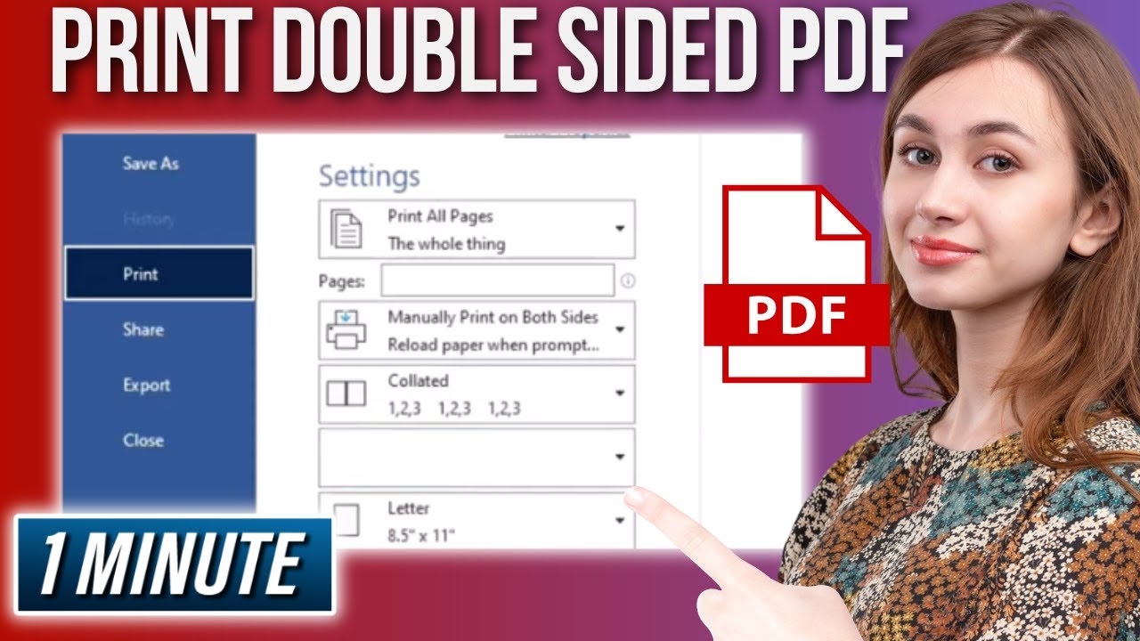 How to Print Double Sided PDF | Quick & Easy