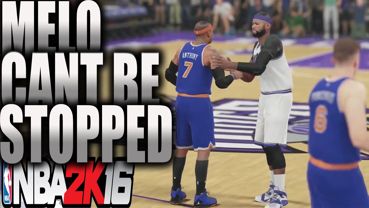 NBA 2K16 - SUBSCRIBER GAME(HOF SIM) -OMG MELO!!!!! - ONLINE RANKED MATCH
