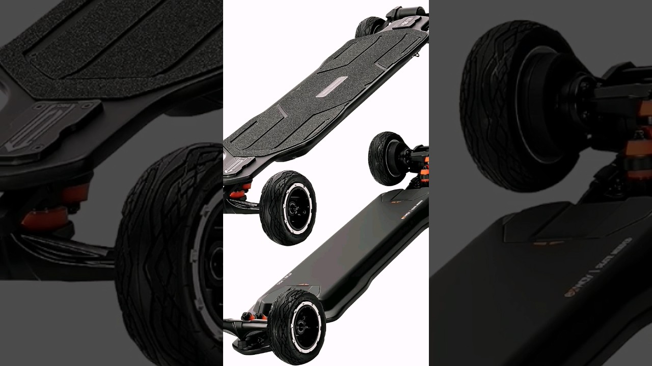 Exway Atlas Pro All Terrain Off Road Electric Skateboards, Top Speed of 35 Mph, 24 Miles Range