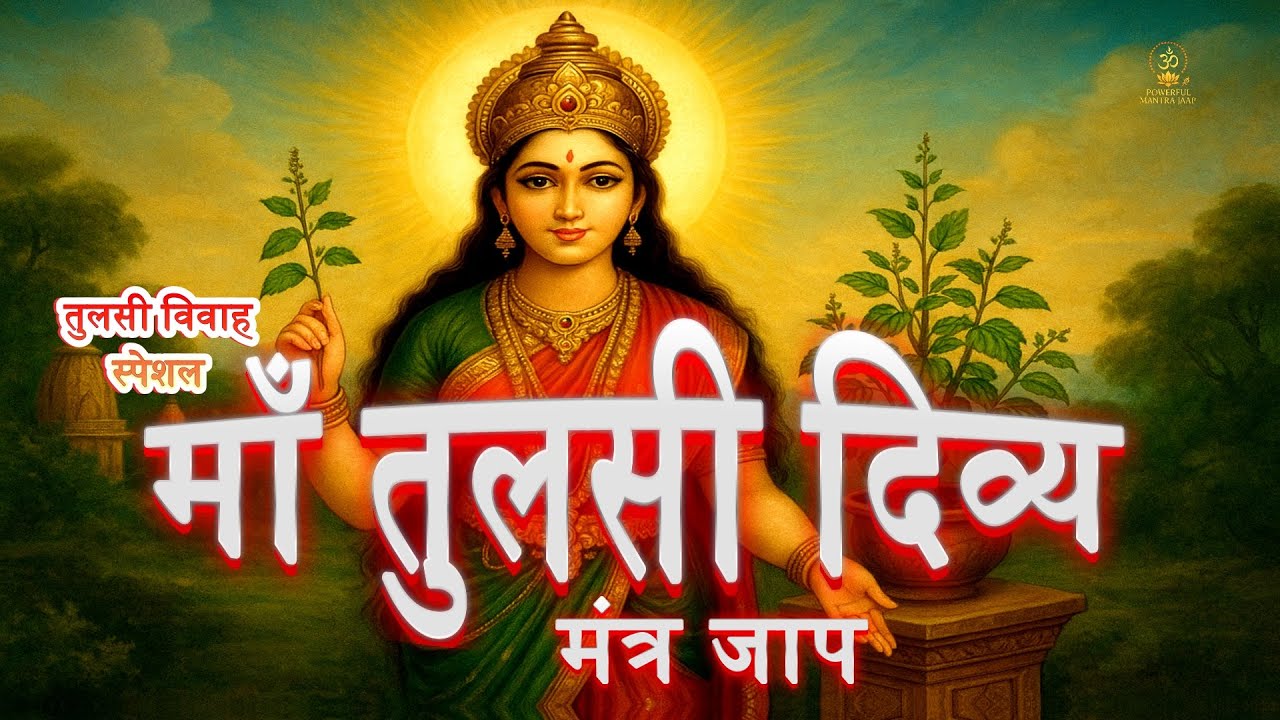 Most Powerful Tulsi Maa Mantra for Bhakti & Prosperity | Tulsi Vivah Powerful Mantra Jaap 🌼