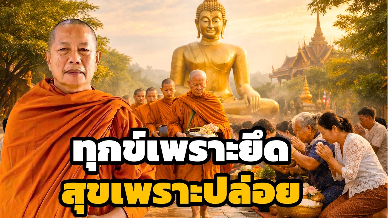 ยึดมากยิ่งทุกข์ ปล่อยวางยิ่งสุข  ธรรมะคลายทุกข์ พระมหาบุญช่วย ปัญญาวชิโร 5