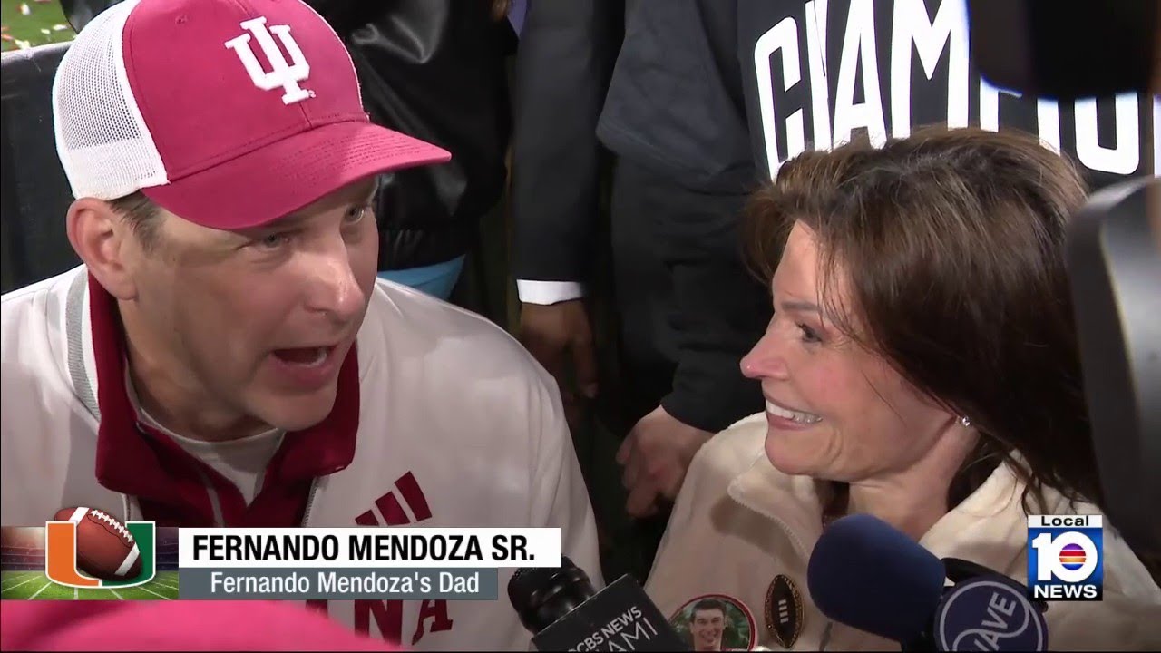 Mendoza parents celebrate their sons’ big win on the field