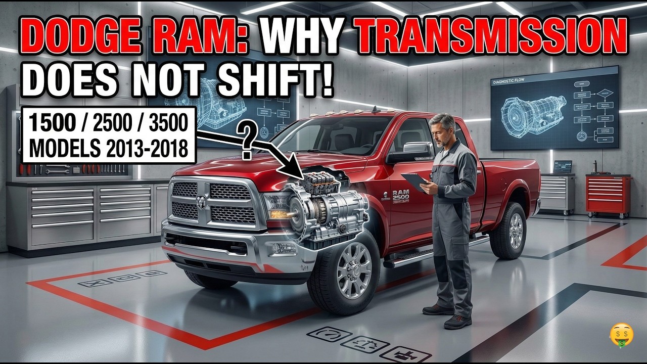 Dodge Ram Stuck in Gear? Common Transmission Fixes (2013-2018 Models)