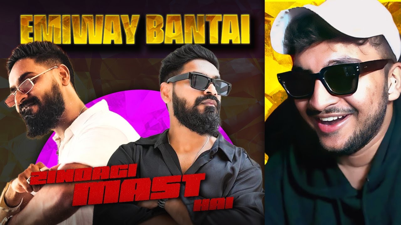 EMIWAY BANTAI - ZINDAGI MAST HAI Reaction Video | PROD BY TONY JAMES - JUNIOR REACTS