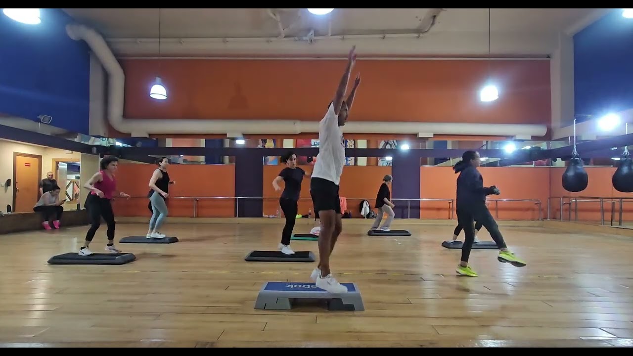 Step with Mounir 519 #aerodance#fitness #step #aerobic  #fitgym