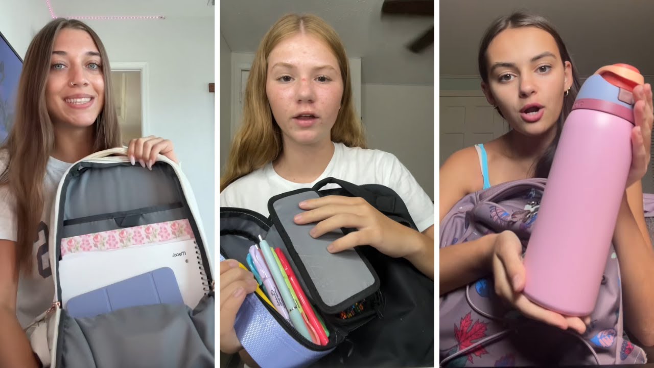 Whats in My Backpack ? | TikTok Compilation 16