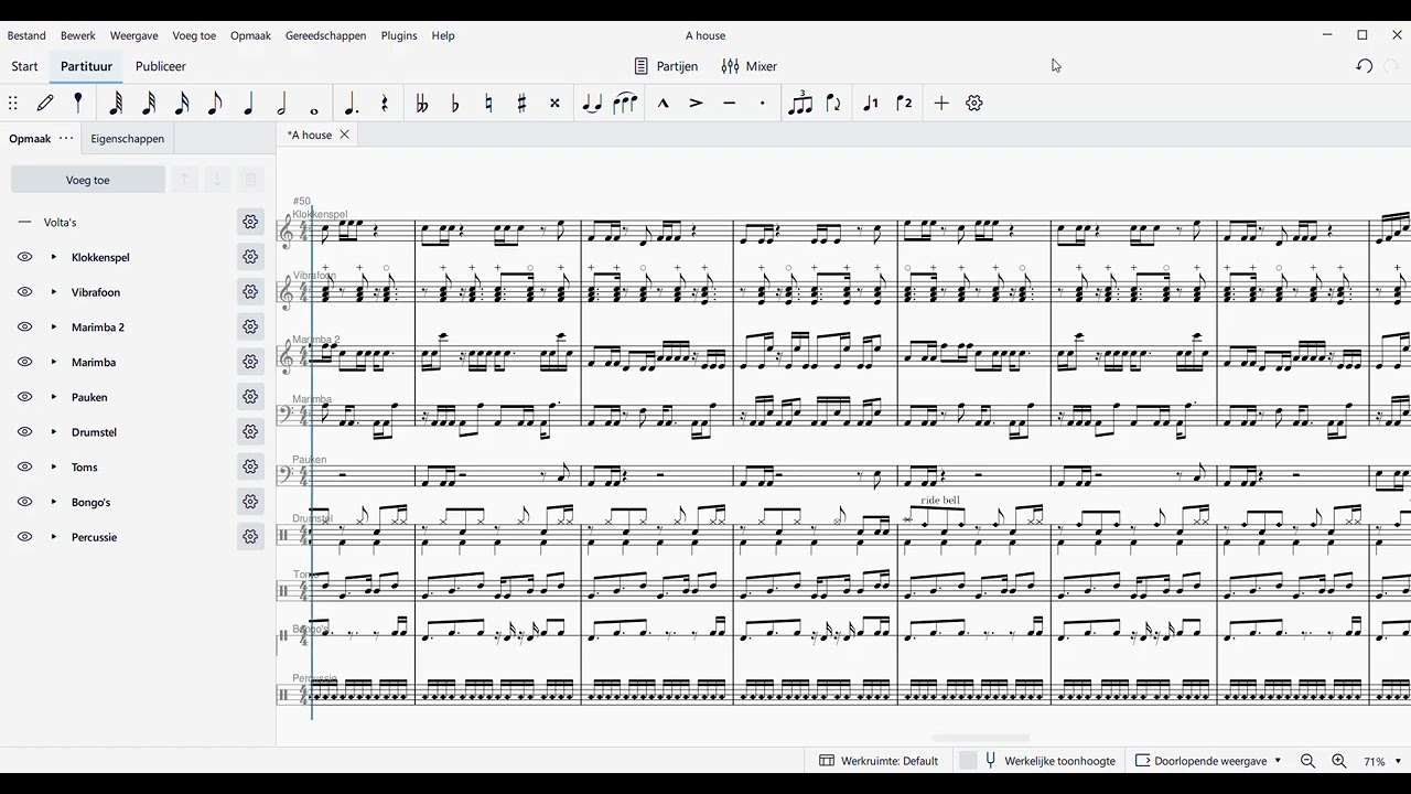 A House - For percussion ensemble