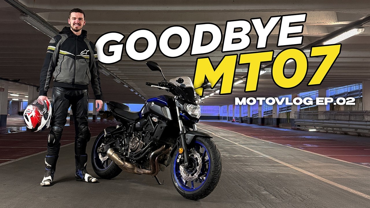 Последняя поездка на моей Yamaha MT07 | Мотовлог, эпизод 2