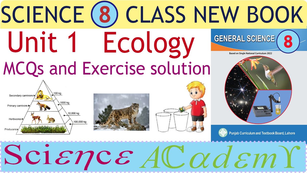 Science 8 Unit 1 Ecology Exercise | Class 8 Science Solution to MCQs