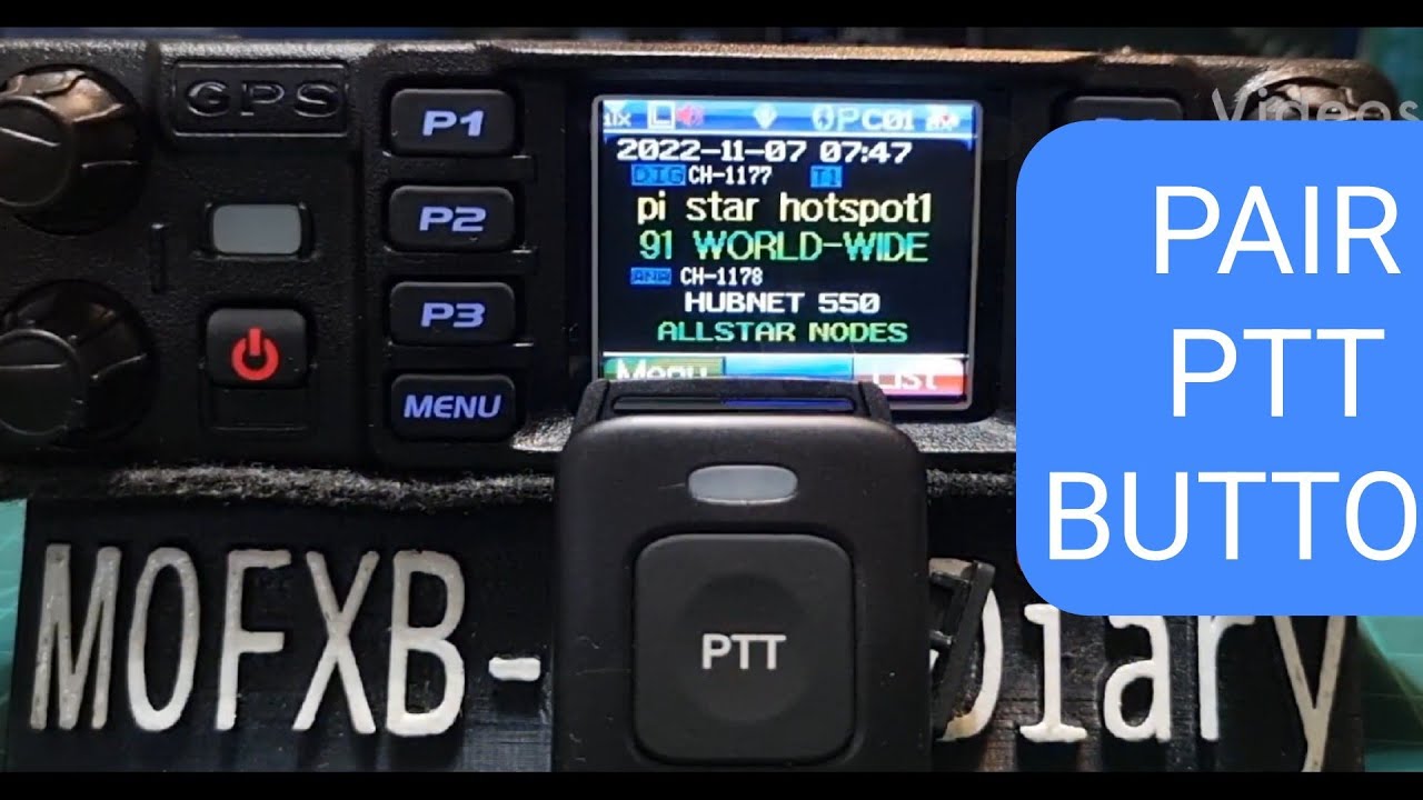 ANYTONE 578UV Pro - PAIR PTT Bluetooth Button