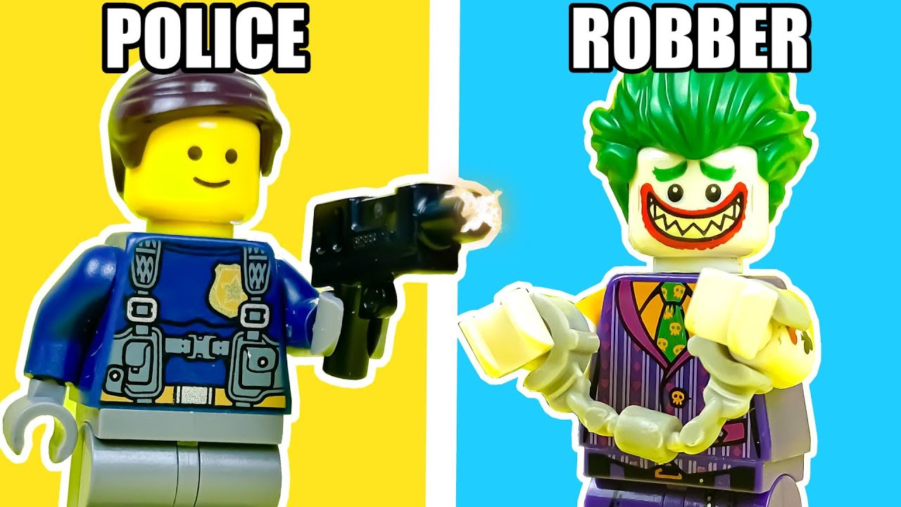 Я смоделировал полицейский участок LEGO...