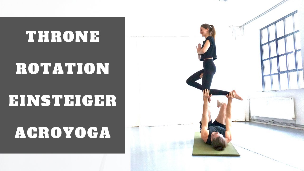 Throne Rotation - AcroYoga Tutorial (deutsch / english subtitled)