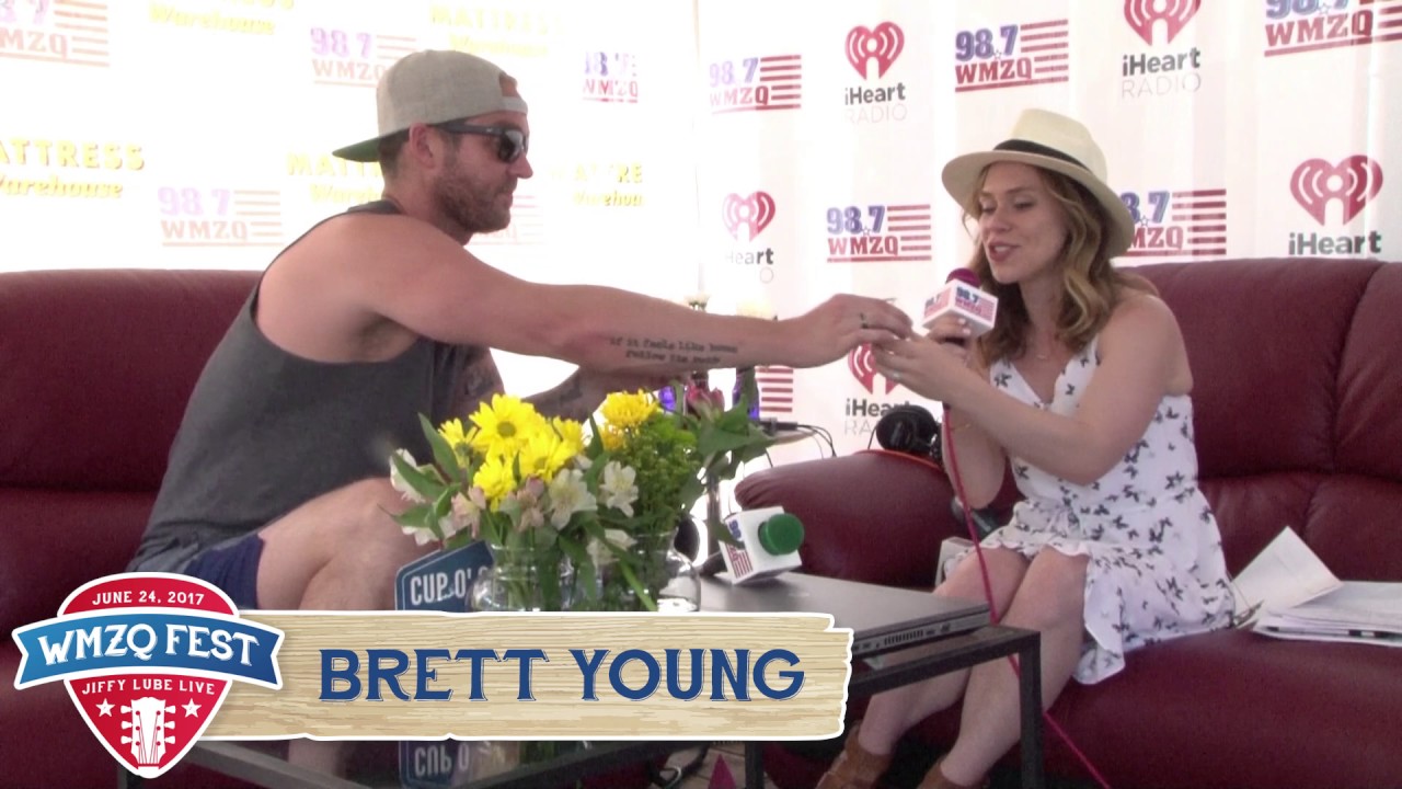 Brett Young Interview at WMZQ Fest