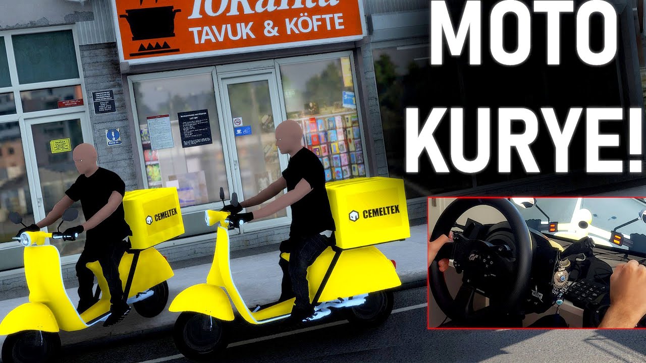 MOTO KURYE OLDUK, MOTORDAN DÜŞTÜK KARDEŞİM! - ETS 2'DE MOTO KURYE OLMAK - ETS 2 MP Mod T300RS GT