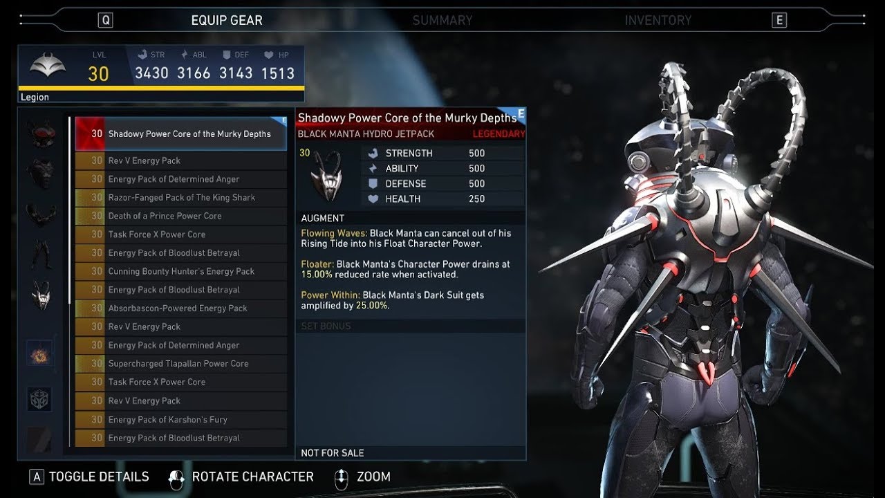 Flying Fish - Black Manta Legendary Gear Unlocked | Injustice 2 Stream Highlight
