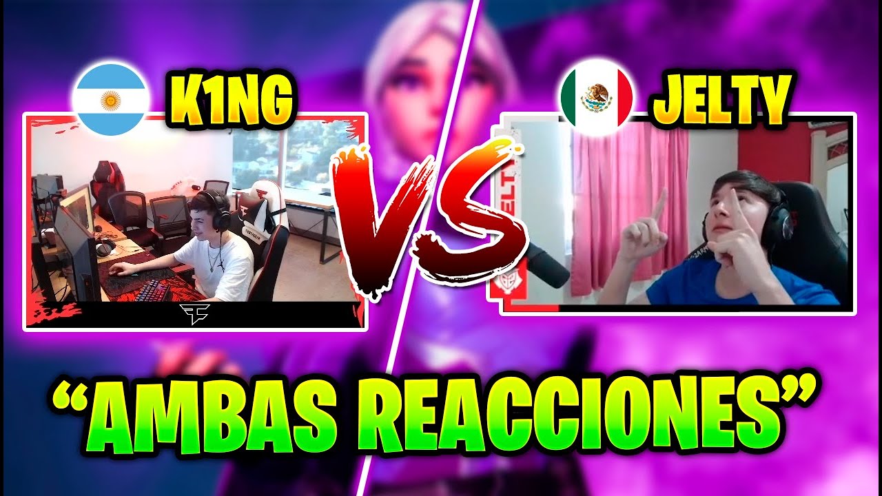 JELTY VS K1NG EN CREATIVO 1V1😈🔥| AMBAS CÁMARAS👀, AMBAS REACCIONES😱😂*EL DUELO DEL AÑO*🤑❤️