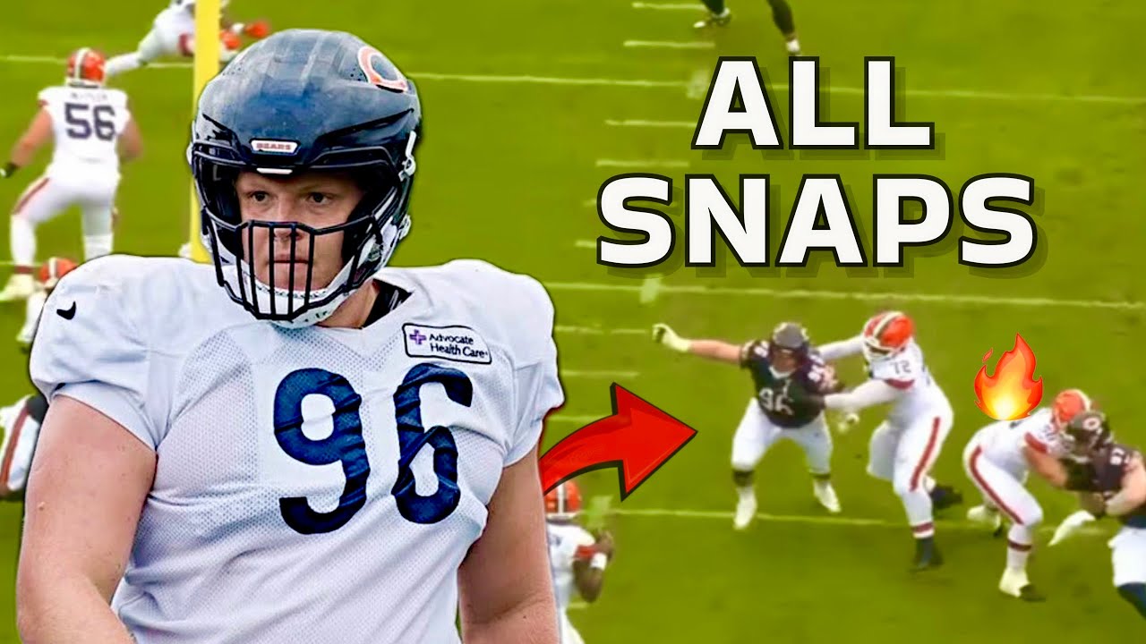 Jordan Van Den Berg Preseason NFL Debut Highlights | All Snaps Vs Browns