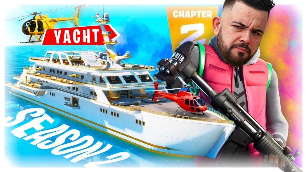 FORTNITE:  lo YACHT, Rubiamoci L' AK MITICO e Devastiamo Tutto