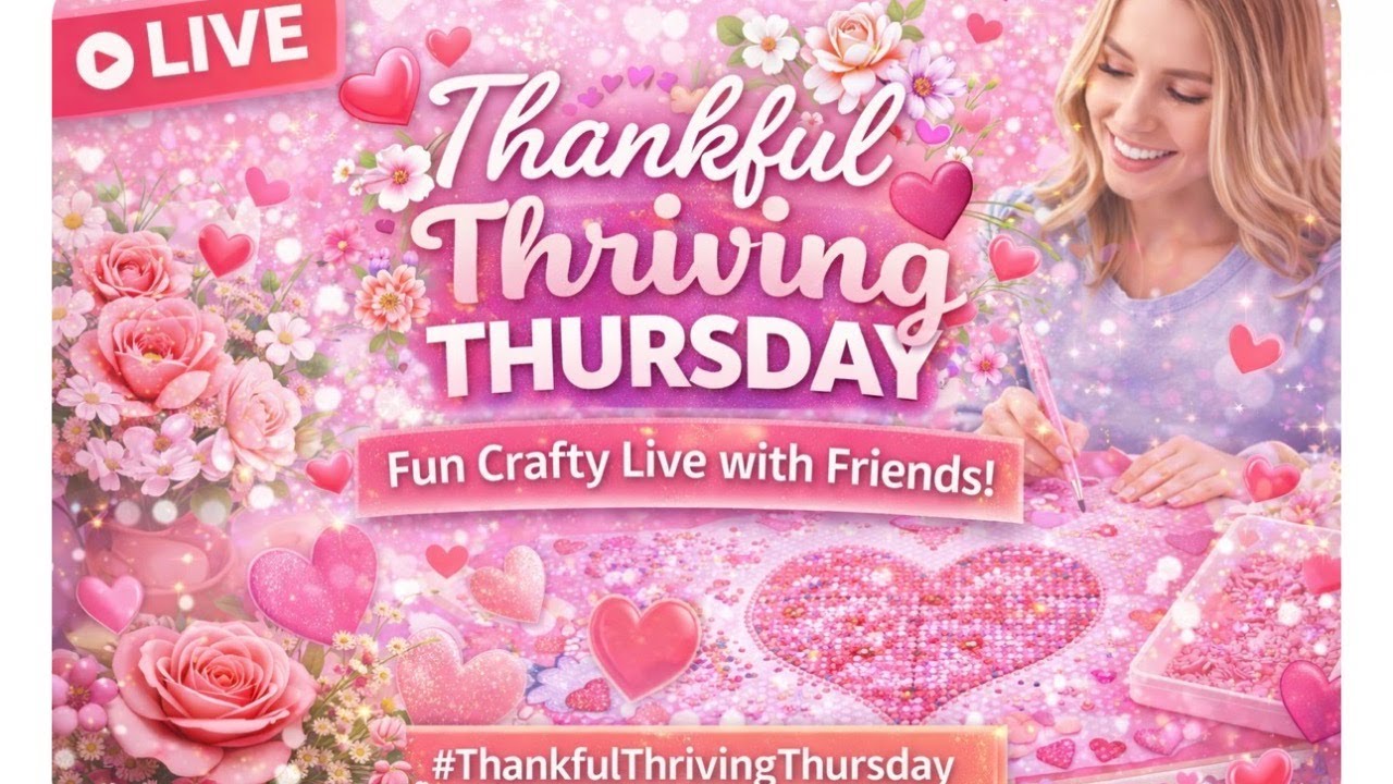 Thankful Thriving Thursday — Cozy Crafting, Gratitude & Good Vibes