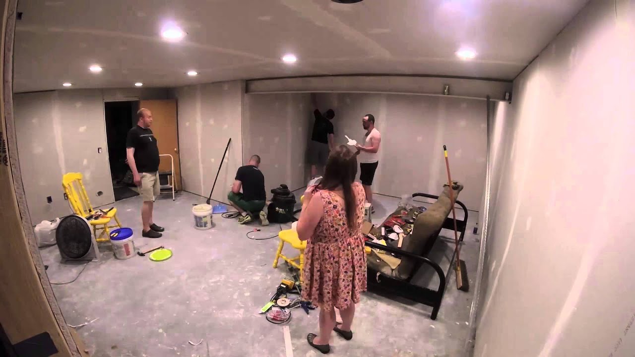 New Mancave Room Timelapse