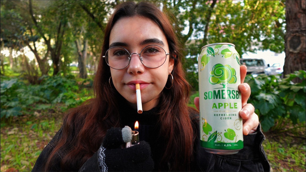 daydrinking and smoking cigarettes at 9am on a wednesday (unemployed day 435)