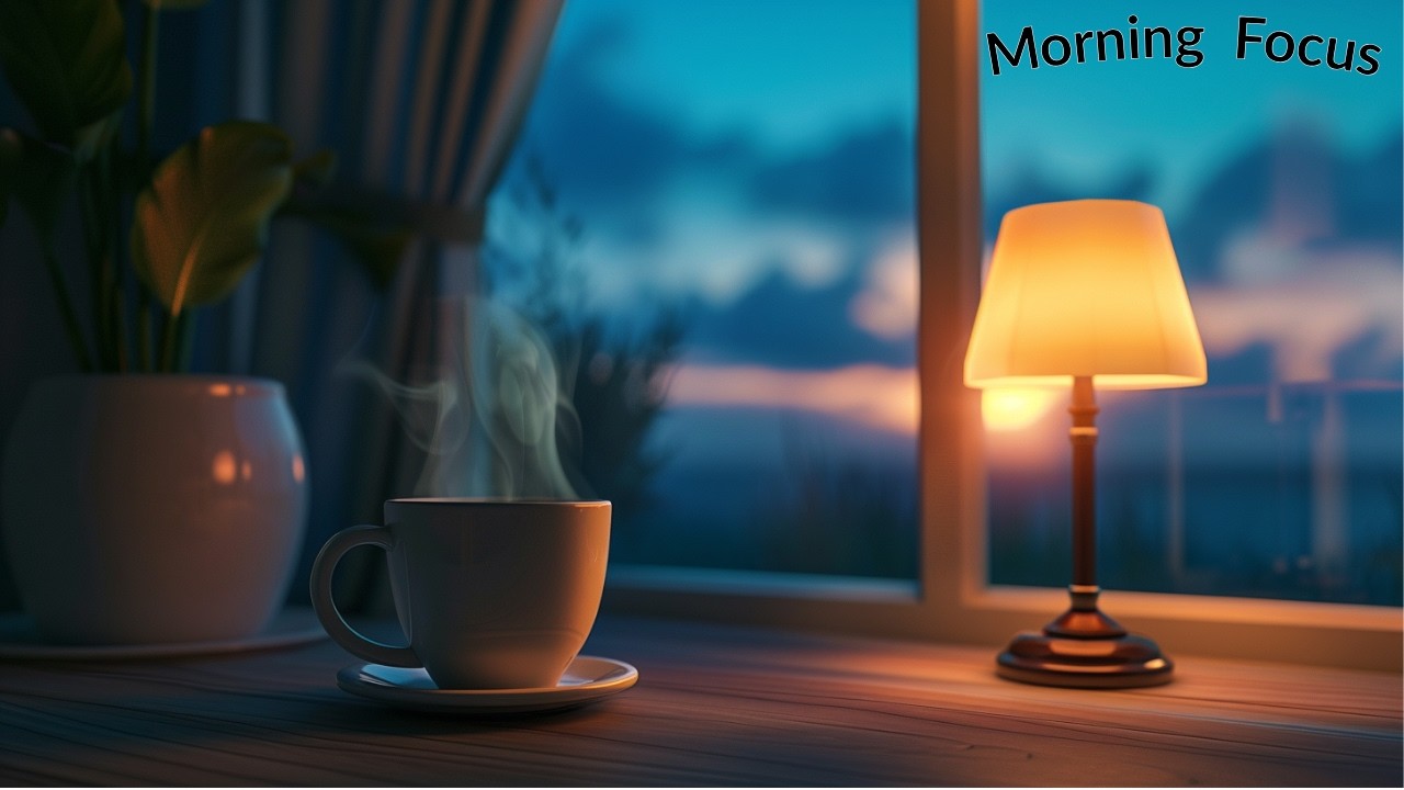 Early Dawn Piano ☕ Calm & Peaceful Focus Music (1 Hour)