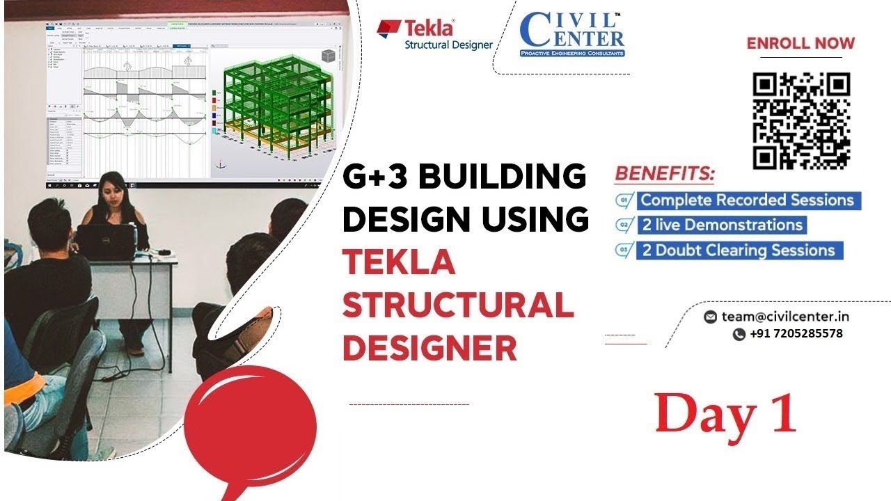 Beam Column Plan & Importing in TSD  (Day1)| Structural Design| House Plan Design| Building Design