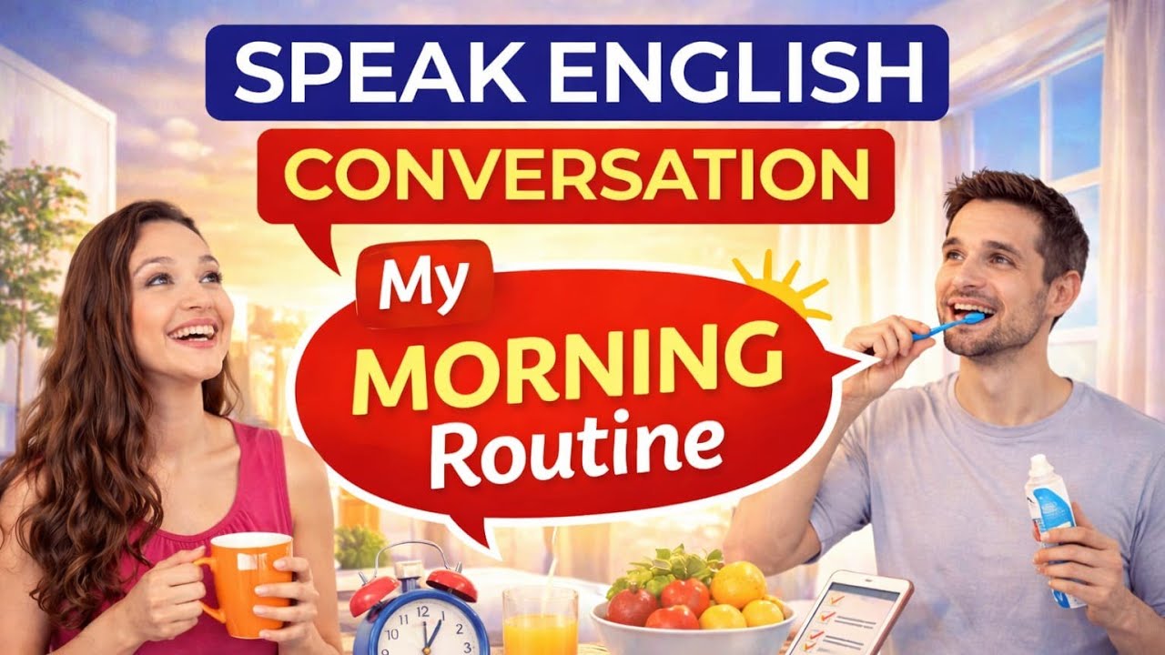 Daily Morning Routine | English Conversation Practice for Beginners 🌅🗣️