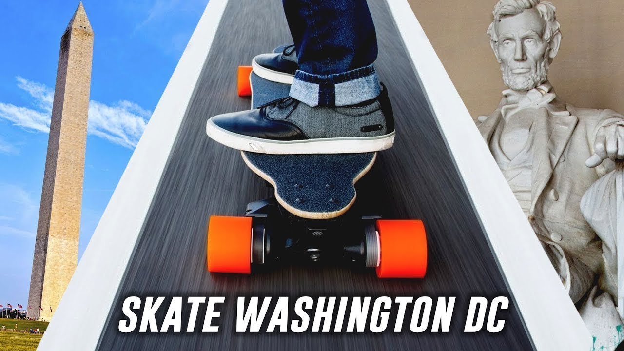 50+ Electric Skateboards Take Over Washington DC (Boosted Board Group Ride)