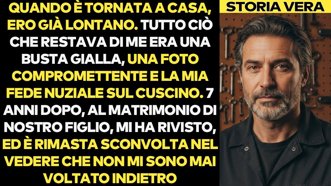 Al Suo Ritorno Ero Sparito. Ho Lasciato Solo Una Busta, Una Foto E La Fede.