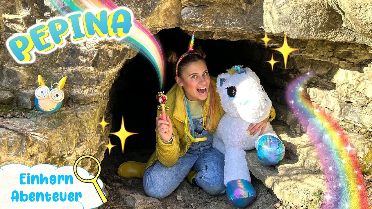 🦄 EINHORN Abenteuer 🌈✨ Pepina ist mutig & hilft Einhorn Luna ihr magisches Zauberlicht zu finden 🔍