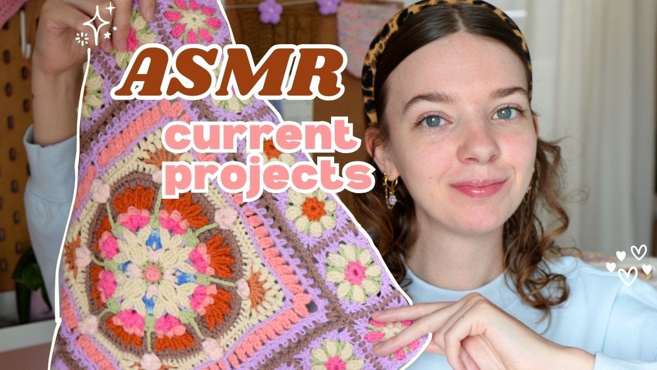 ASMR What I'm Knitting / Sewing / Crocheting | whispered